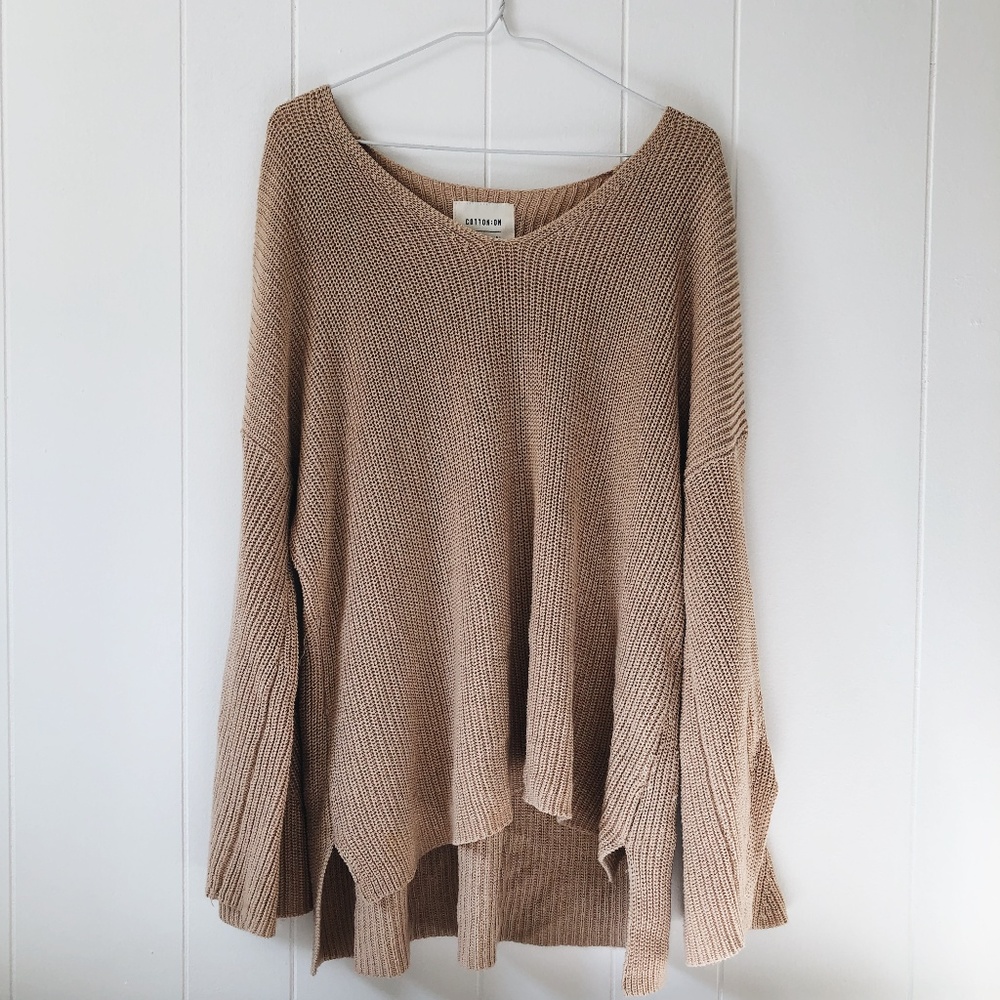 Cozy Cotton-On Oversized Knit Sweater